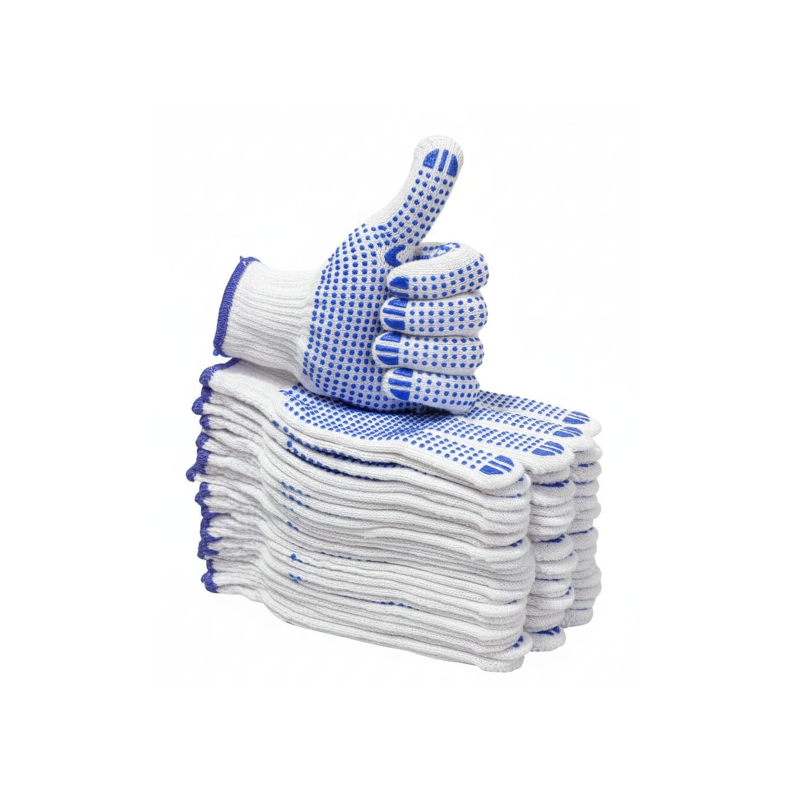 قفازات قطن منقط